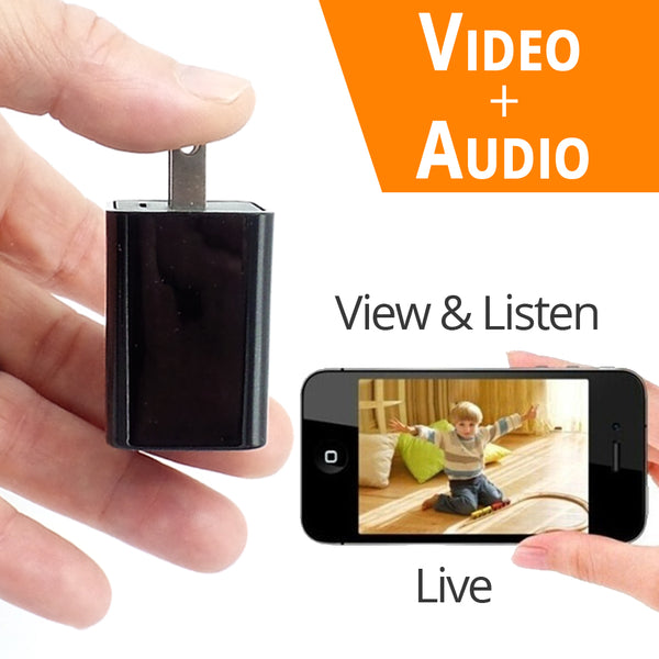 WiFi Surveillance Camera 1080P HD | Motion Activated Camera | Remote Live View W/ Audio