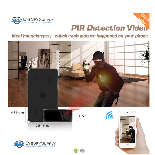 WiFi 1080P Surveillance Camera |  W/ Night Vision | HD | PIR Motion Activated | Remote Live View W/ Audio