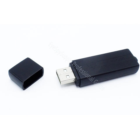 Mini Voice Activated Digital 16 GB Audio Recorder | Date & Time Stamp | USB Flash Drive | Long 25 Day Battery Life