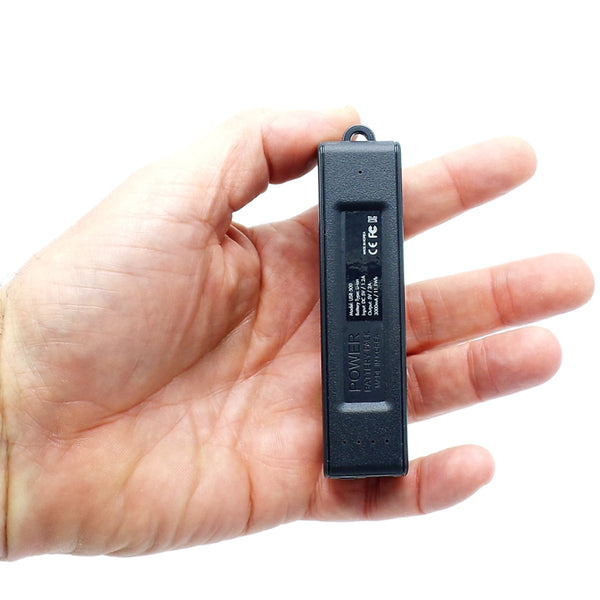 Small Voice Activated Digital Audio Recorder | Super Long 150 Day Standby Battery Life / 14 Day Continuous | 576 Hr Storage Capacity 16GB | Functional Portable Phone/Device USB Charger/Power Bank