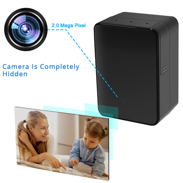 1080P WiFi Charger Camera Super IR Night Vision Motion Activated Security Live View and Audio